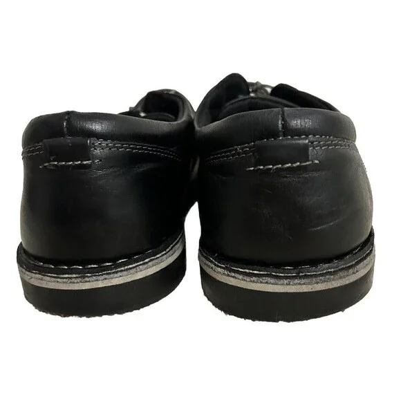 Steve Madden Men's Size 11 Harpoon Derby Oxford Black Shoes Lace-up - Picture 4 of 16